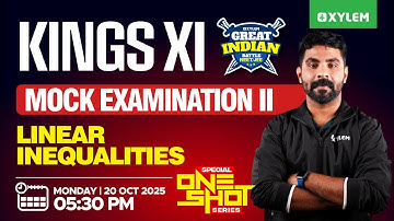 Kings XI GIB Mock Examination - II Special One Shot Series - Linear Inequalities