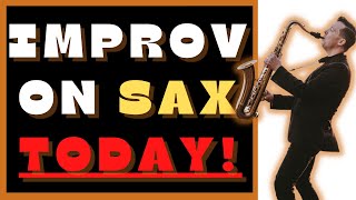 EASY Sax Scale For Beginner Improvisers screenshot 2