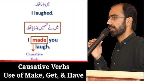 Causative Verbs | Make/Get/Have/Let/Help | Word Classes | Syntax |  Linguistics | Muhmmad Tayyab