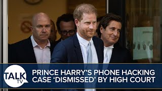 This Is A Very Damning Verdict On Prince Harry High Court Dismiss Dukes Phone-Hacking Case