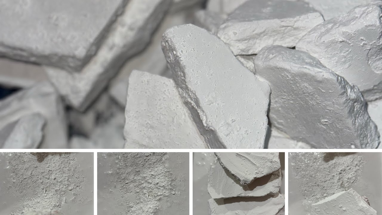 ASMR Chalking Sounds - Crunching & Powdering Soft White Chalk