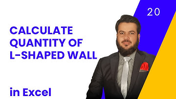 How to Calculate quantity of L-Shaped wall Lesson 20 |Quantity Surveying| Estimates |Engr ilyas
