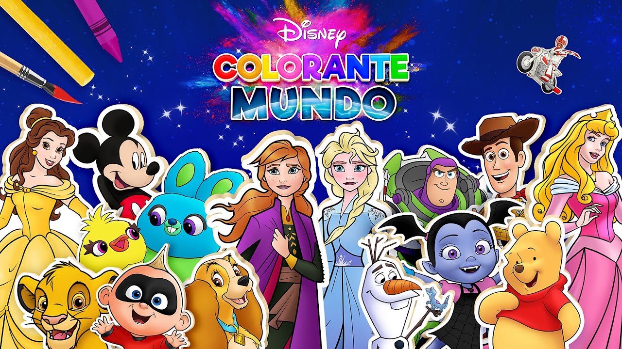 Disney Mundo Coloreante - Vampirina Disney Junior colorear mundo  creatividad de colores Disney Pixar - thptnganamst.edu.vn