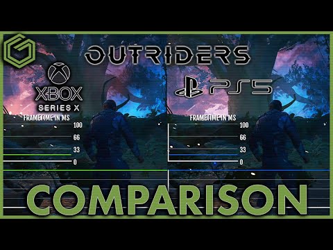 Outriders - Xbox Series X Vs Playstation 5 - 4K 60 FPS Gameplay W/Framerate - Launch Version Update