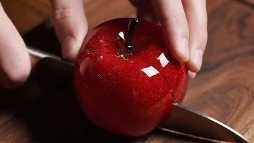 Glass apple cutting ASMR#ai #aiasmr #asmr #tatasierra2025 #siege