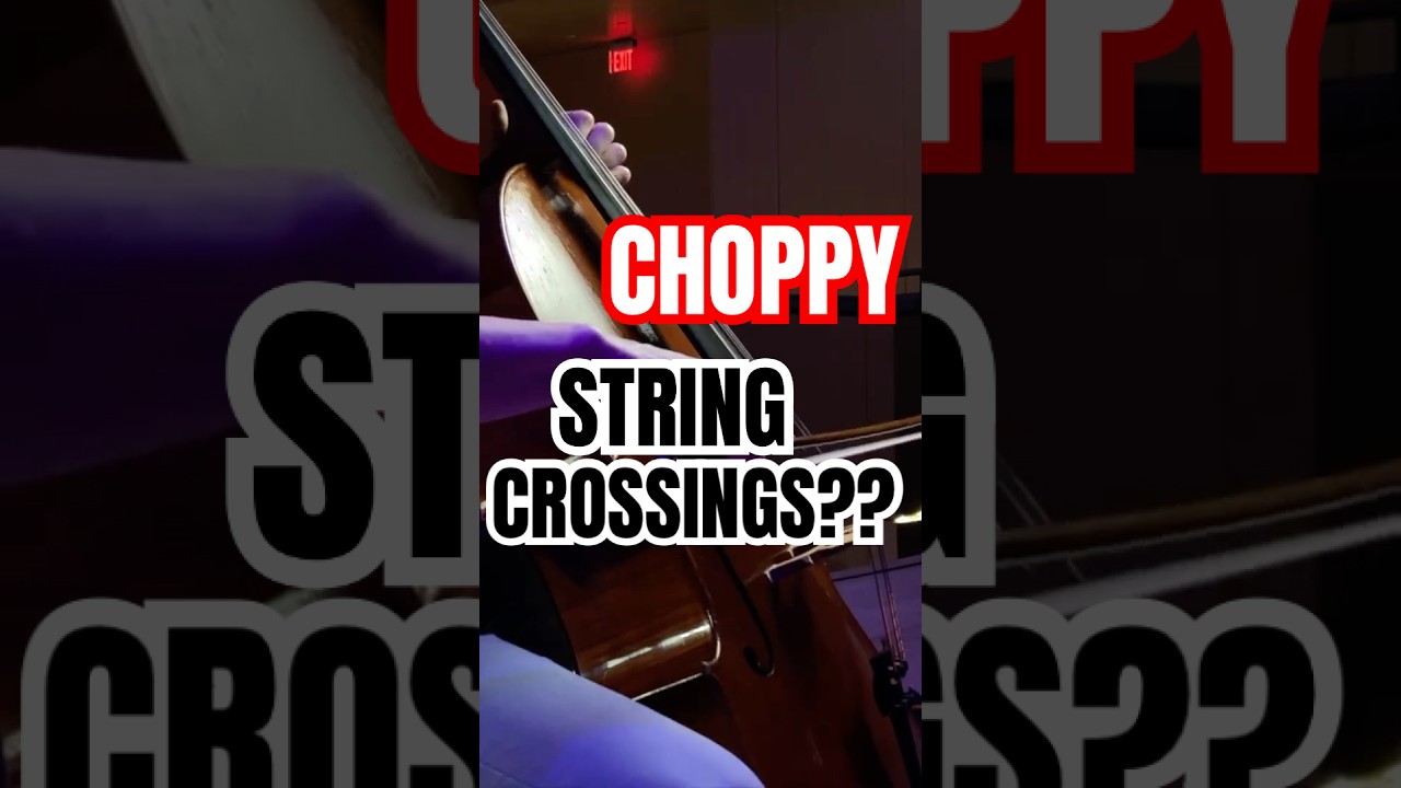Stop choppy string crossings! | Bow Arm Tip 