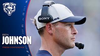 Ben Johnson on Bears' performance vs. Panthers in season opener | Press Conference