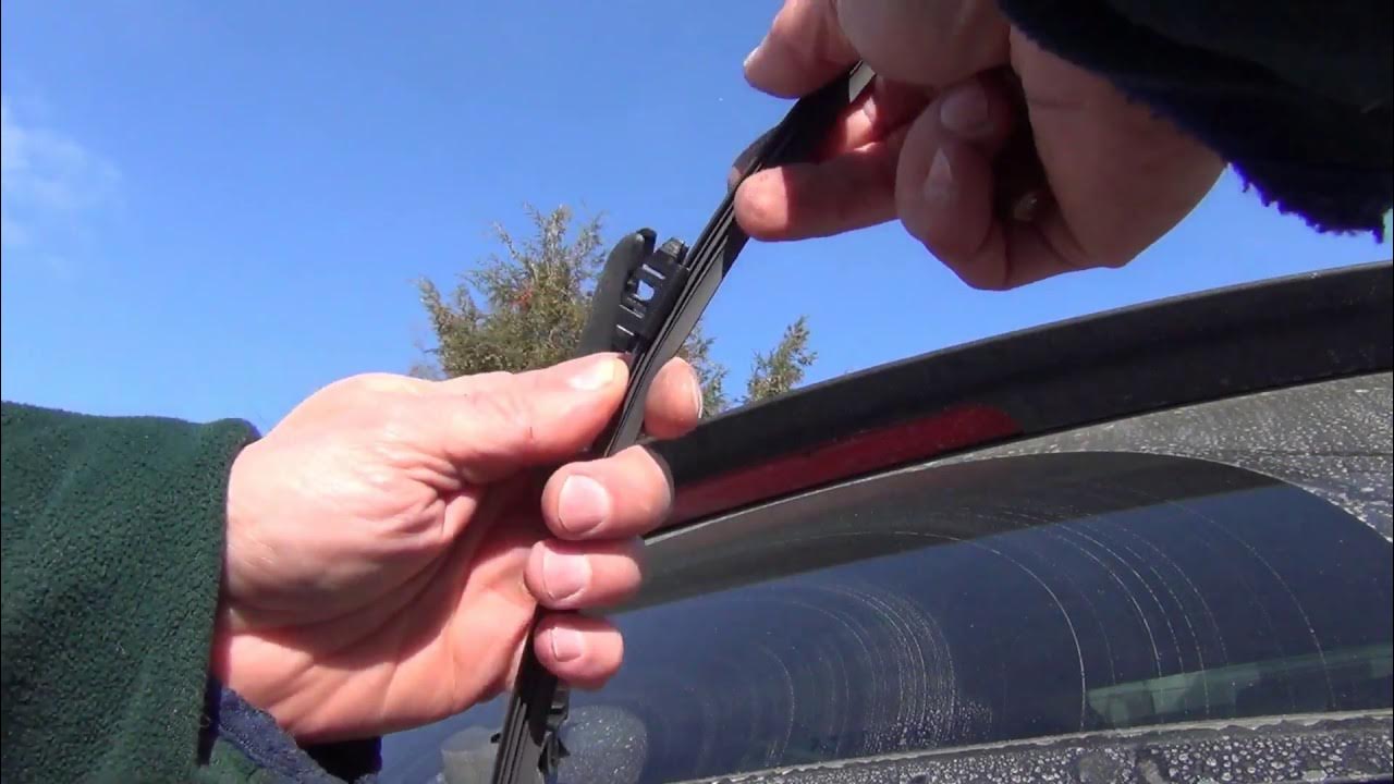BMW Rear Wiper Blade Replacement Easy Step By Step Instruction - YouTube