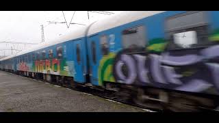 БВ 2602 с локомотив 80 040 Хан Пресиян заминава от гара Шумен