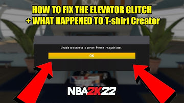 How to FIX ELEVATOR GLITCH/ERROR CODE in  NBA 2K22 + what happened to T-shirt creator