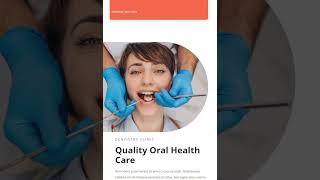 Dental Clinic Website Template - HTML, CSS & JS | Full Responsive Design #marketing #webdevelopment