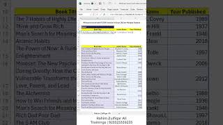 Wildcard Search with FILTER Function in Excel 365 to Return Multiple Outputs - Awesome Trick