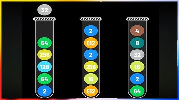 Ball Sort 2048 (Early Access) - Gameplay Wlkthrough - Levels 1-20