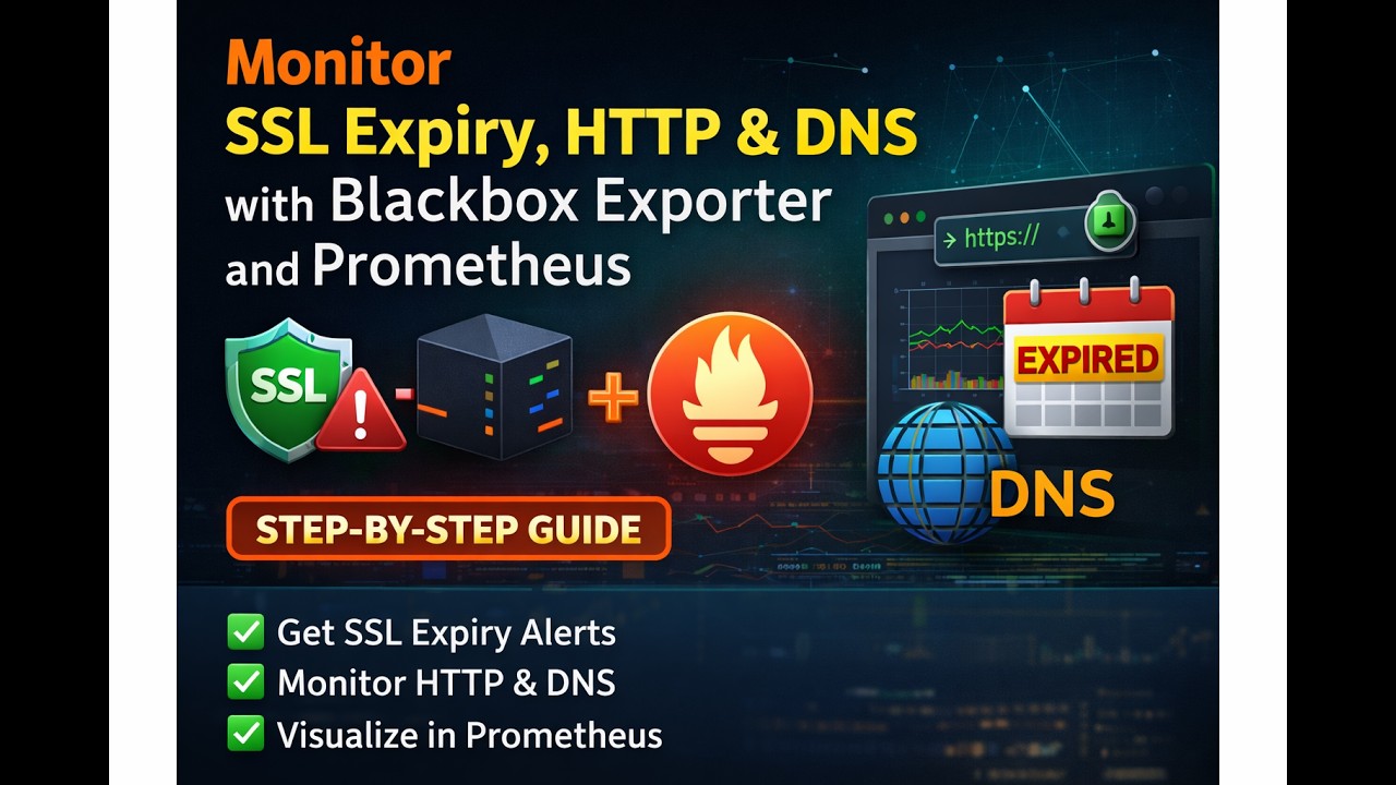 Monitor SSL Expiry, HTTP & DNS with Blackbox Exporter and Prometheus ...