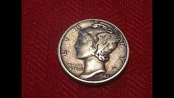 ¿Cómo sé si mi moneda de diez centavos de 1944 vale dinero?