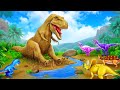 Super sand trex dinosaur vs crazy dinos  funny dinosaurs fights comedy  jurassic park adventures