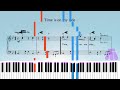 Free Piano Sheet Time is on my side