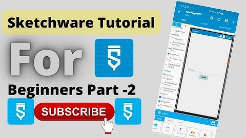 Sketchware Tutorial for Beginners Part-2 | Sketchware Pro