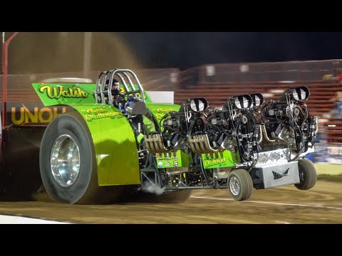 Tractor Pull 2022: World Series of Pulling. Super Modified Tractors. (friday) Pro Pulling League.