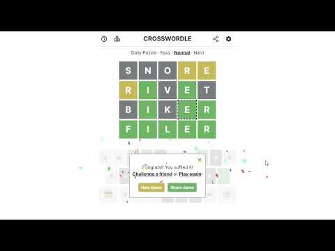 Crosswordle - Gameplay