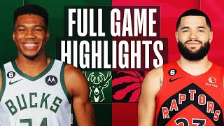 BUCKS at RAPTORS | FULL GAME HIGHLIGHTS | January 4, 2023