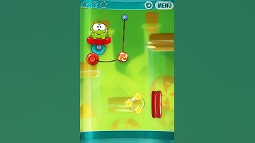 Cut The Rope Experiments 3 Stars Level 3-17 - Sticky Steps - Klebrige Fährten