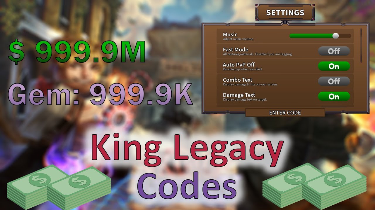 King Legacy Codes! Try Now! YouTube