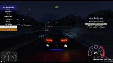 GTA5 NFS gauge - RPM Gear Speedometer & Timer FREE DOWNLOAD MOD|MODS|@LEGENDGUYGAMER22