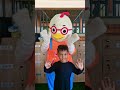 MAIN SAMA BADUT AYAM LUCU 😄🐥 #ayam #anakayam #badut #badutlucu #happy #chicks #maskot #mascot #fun