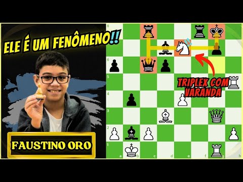 FOGO NO TABULEIRO NO CAMPEONATO PAN-AMERICANO SUB-20 DE XADREZ / COM O  PRODIGÍO FAUSTINO ORO 