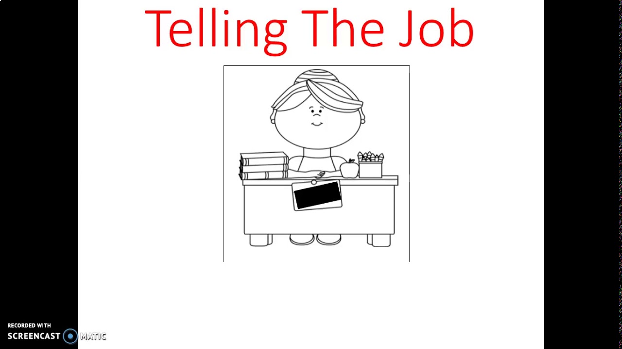 4th  Grade Unit 7 Telling The Job