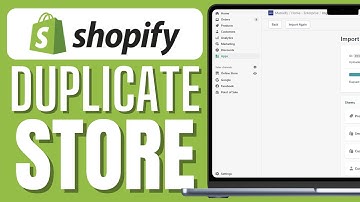 HOW TO DUPLICATE SHOPIFY STORE 2024