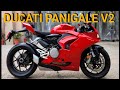 DUCATI PANIGALE V2 😘|CHECK REVIEW, SOUND &amp; ACCESSORIES #ducati #panigalev2 #youtube