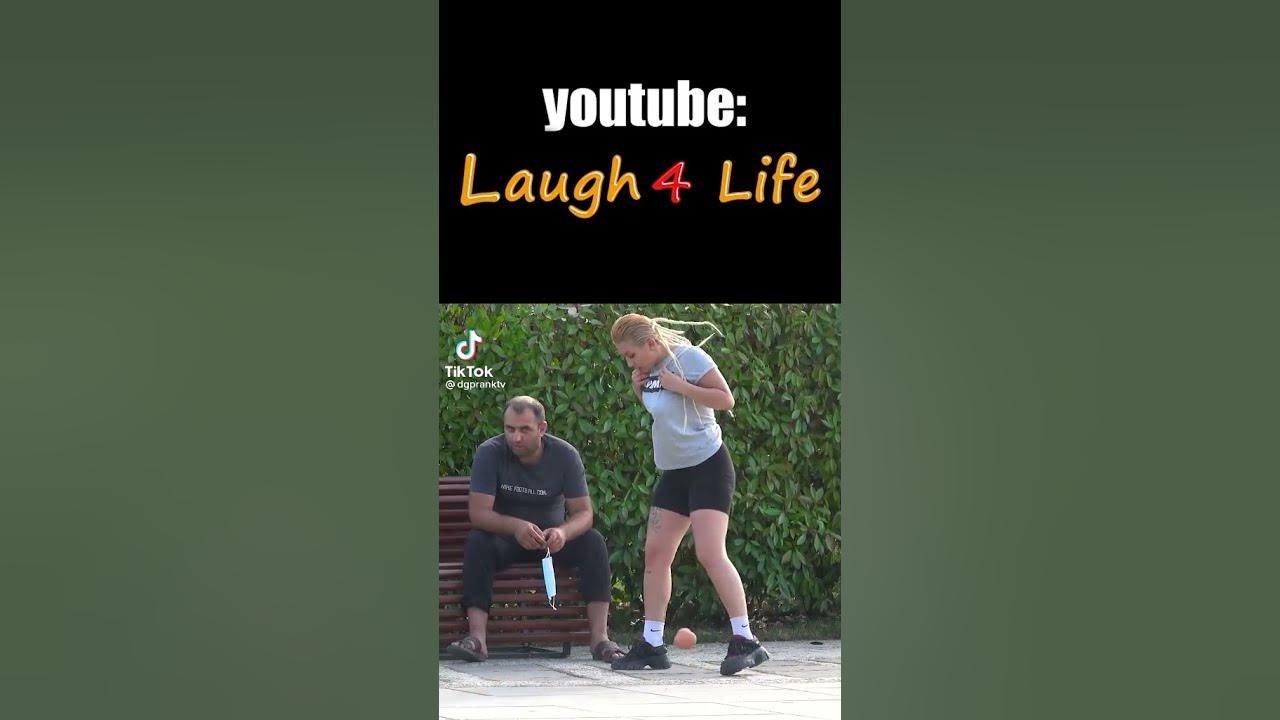 Drop fake balls prank 😄😱Fake boobs YouTube