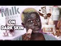 DARKEST FOUNDATION FROM MILK MAKEUP : SKIN ROUTINE AND FIRST IMPRESSIONS | OHEMAA BONSU