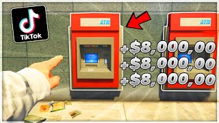 Testing Viral Tiktok Gta 5 Online Money Glitches!! (Part 3)