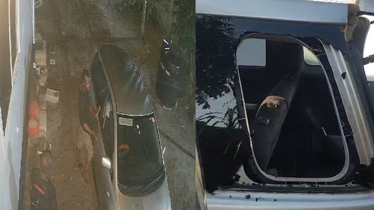 VIDEO: CCTV CAMERA ILIVYOWANASA WATU WAWILI WAKIFANYA UHALIFU, 'WIZI WA VIFAA VYA GARI DSM'