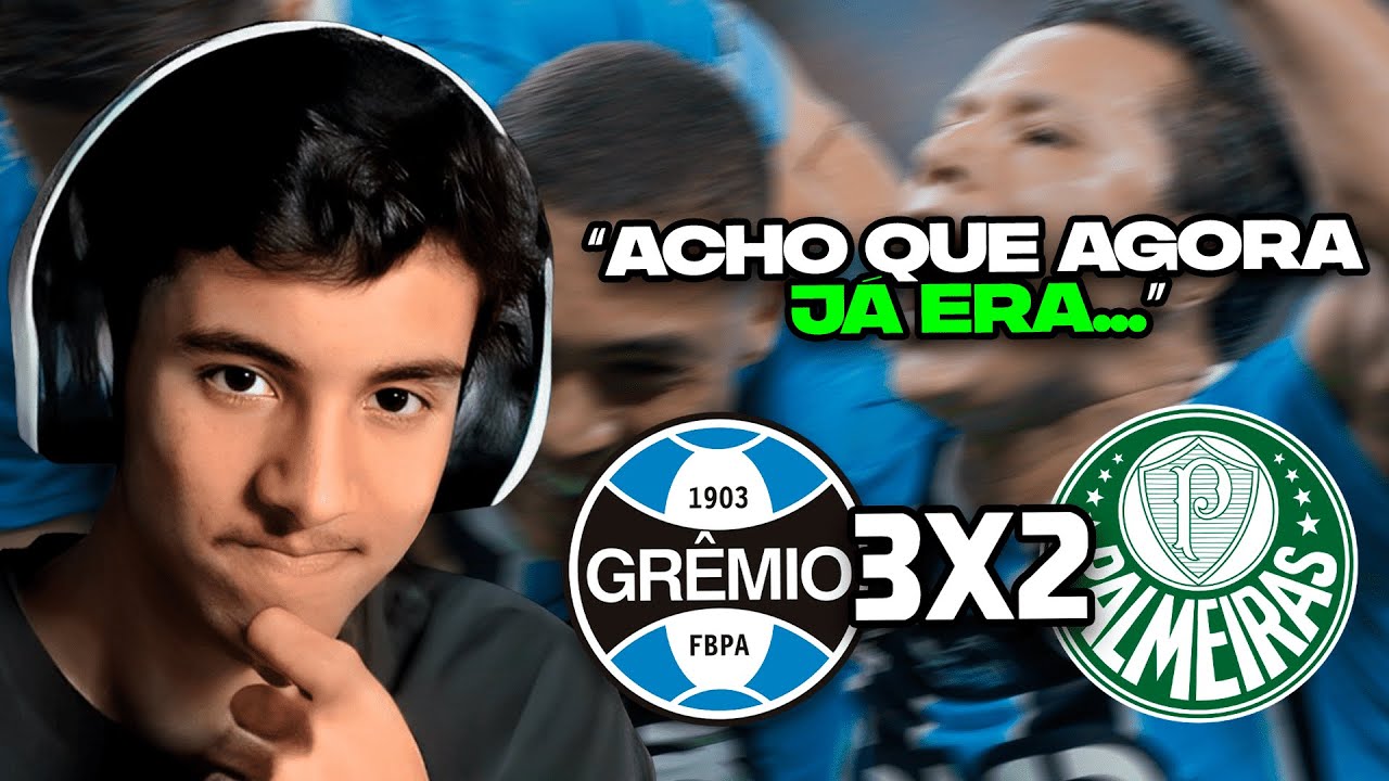RENATO REAGE: GRÊMIO 3 X 2 PALMEIRAS | MELHORES MOMENTOS | 36ª RODADA BRASILEIRÃO 2025