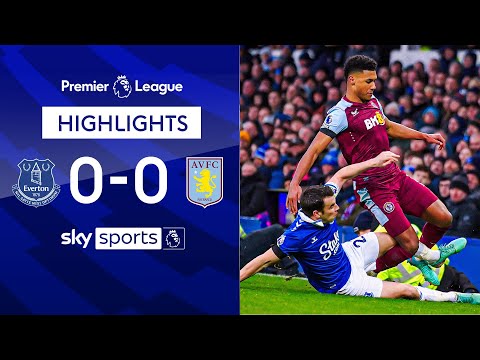 Villa miss chance to go level with liverpool! | everton 0-0 aston villa | epl highlights