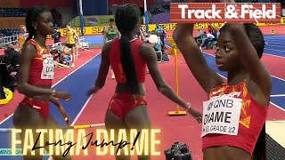 Fatima Diame long jump 2022 #Athletics #FatimaDiame