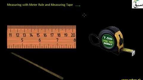G9 Physics U1 Meter Rule And Measuring Tape