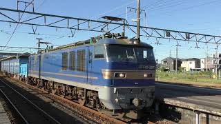【Japan Railway】UT23C日新運輸・北越コーポレーション・ガレオンアース積載 4059レ EF510-507牽引