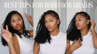 Boho Bob Braids + Best Tips for Shoulder-Length Knotless
