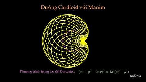 Manim - Đường Cardioid