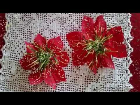 Stella Di Natale Con Carta Crespa.Stelle Natalizie Di Carta Youtube