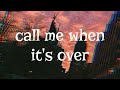 Call Me When It&#39;s Over - James Smith (Lyric Video)