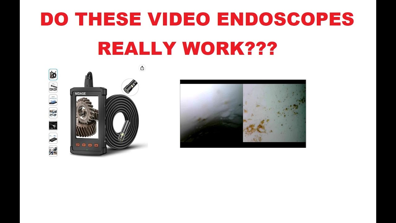 Plumbing pipe video endoscope review YouTube