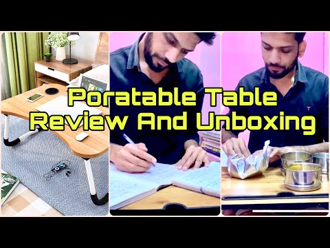 Best Budget Laptop /Bed/ Study Table | Unboxing & Review 2021| Bed Table for Study | Pankaj