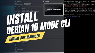 INSTALL DEBIAN 10 CLI | VIRTUAL BOX