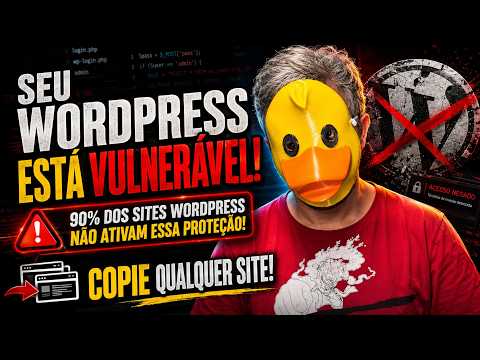 Thumbnail do vídeo: Como Copiar um Site WordPress ou se Proteger de Cópias